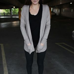 Old Navy Long Thin Tan Cardigan